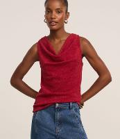 Blusa em Tricô com Decote Degagê - 1