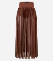 Saia Longa em Tule com Pala e Cinturão - 1