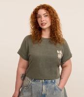 Blusa com Fio Tinto e Flores Bordadas Curve & Plus Size - 2