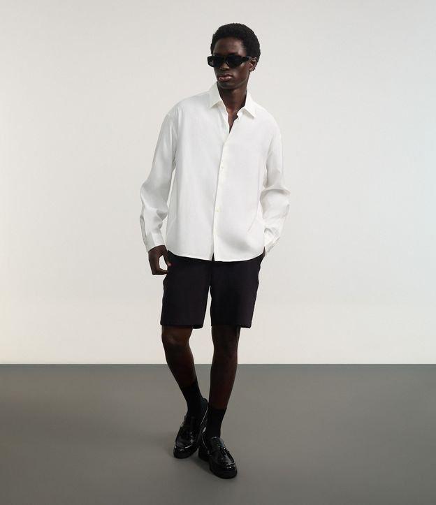 Bermuda Slim em Sarja Alfaiatada - 2