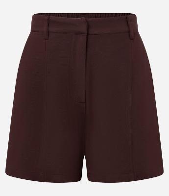 Short Curto Alfaiatado em Viscose Twill