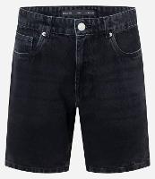 Bermuda Slim em Jeans com Bolsos - 1