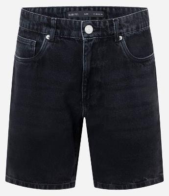 Bermuda Slim em Jeans com Bolsos