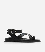 Sandália Rasteira Sport com Dedeira Detalhe Bold - 1