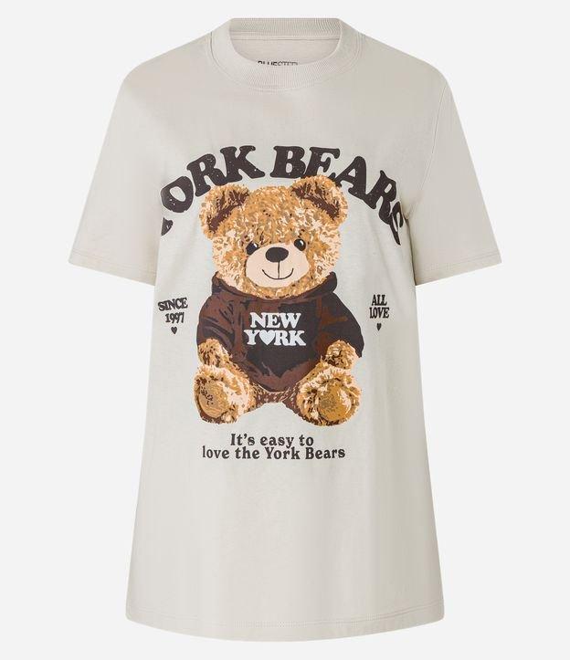 Camiseta em Algodão com Estampa Ursinho York Bears - 1