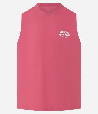 Regata Comfort em Algodão com Estampa Lettering Whispers From Above