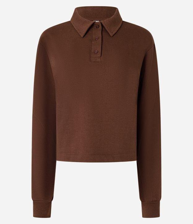 Suéter em Algodão com Gola Polo - 1