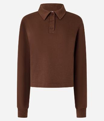 Suéter em Algodão com Gola Polo