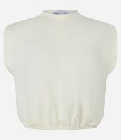 Blusa Muscle Tee em Algodão Sem Manga com Elástico na Barra - 1