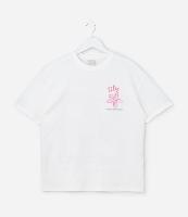 Camiseta Infantil com Estampa Floral - Tam 5 a 14 Anos - 1