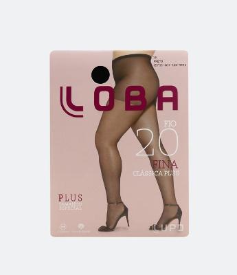 Meia Calça Loba Clássica Fio 20 - Plus Size