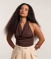 Blusa Frente Única em Microfibra com Decote Degagê - 2