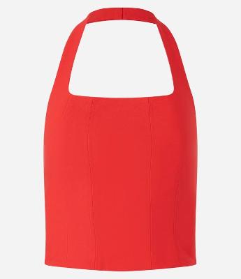 Blusa Cropped em Bengaline Frente Única