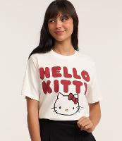 Camiseta Alongada em Algodão com Estampa Hello Kitty - 2
