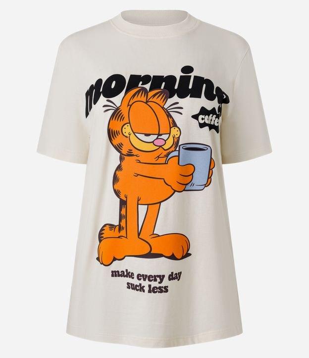 Camiseta em Algodão com Estampa Garfield - 1
