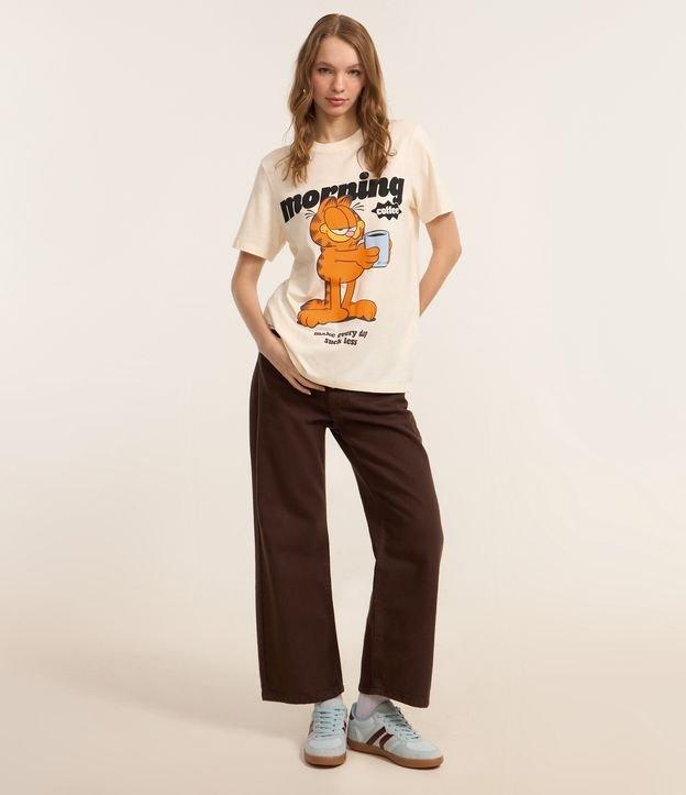 Camiseta em Algodão com Estampa Garfield - 2