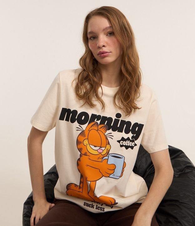 Camiseta em Algodão com Estampa Garfield - 3