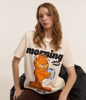 Camiseta em Algodão com Estampa Garfield - 3