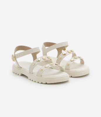 Sandália Infantil Tratorada com Tachinhas Aplicadas - Tam 28 ao 34