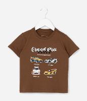 Camiseta Infantil com Estampa de Carros  - Tam 1 a 6 Anos - 1