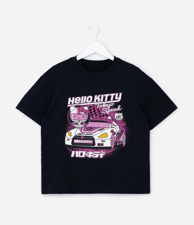 Camiseta Comfort Infantil Estampada Hello Kitty - Tam 7 a 14 Anos - 1