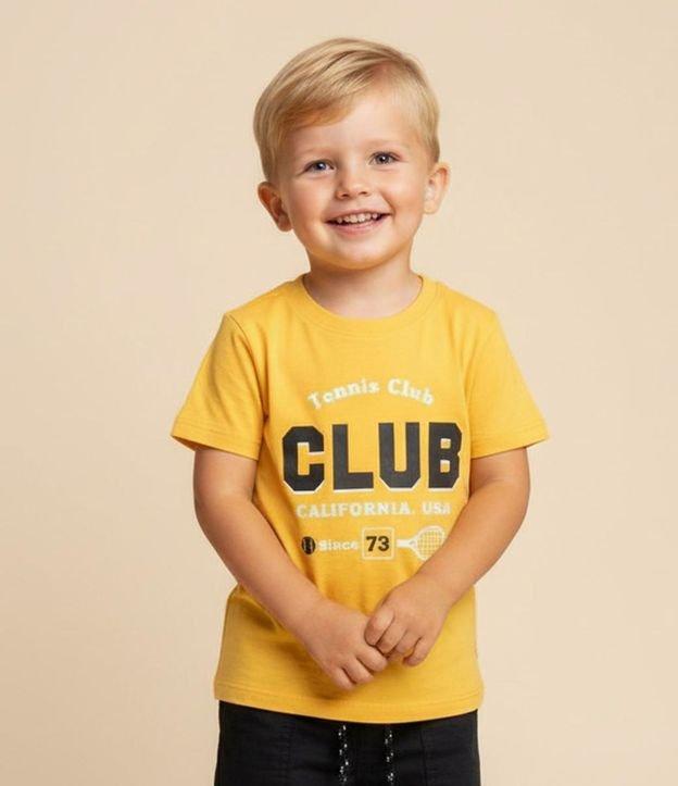 Camiseta Infantil com Lettering Tennis Club - Tam 1 a 6 Anos - 2