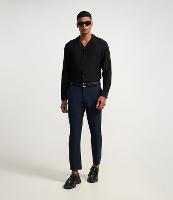 Calça Slim com Cós Elástico Alfaiatada - 2