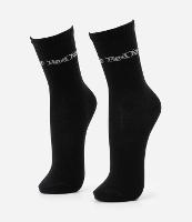 Kit 02 Meias Cano Alto com Estampa Lettering Red Nose - 1