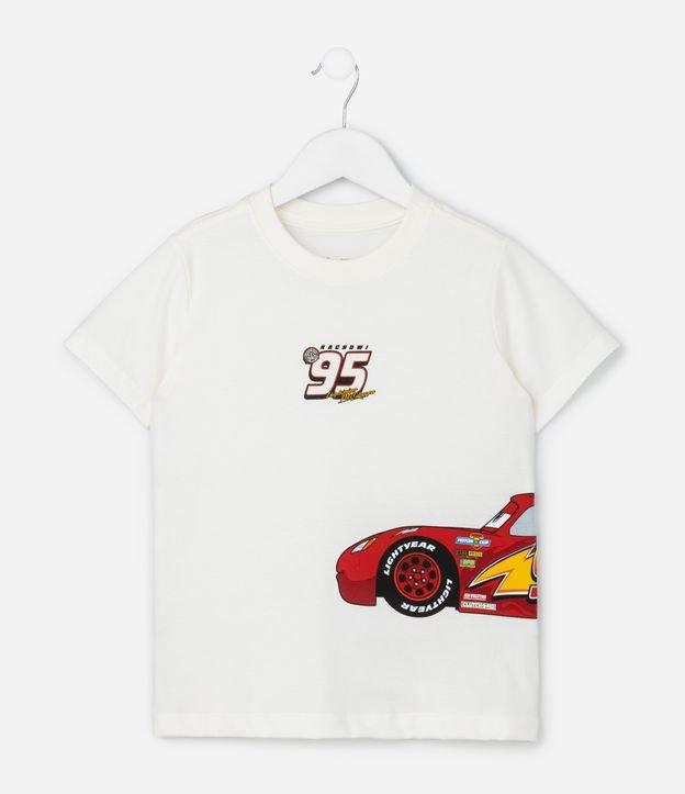 Camiseta Infantil com Estampa Relâmpago Mc Queen - Tam 2 a 8 Anos - 2