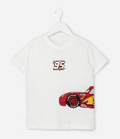 Camiseta Infantil com Estampa Relâmpago Mc Queen - Tam 2 a 8 Anos - 2