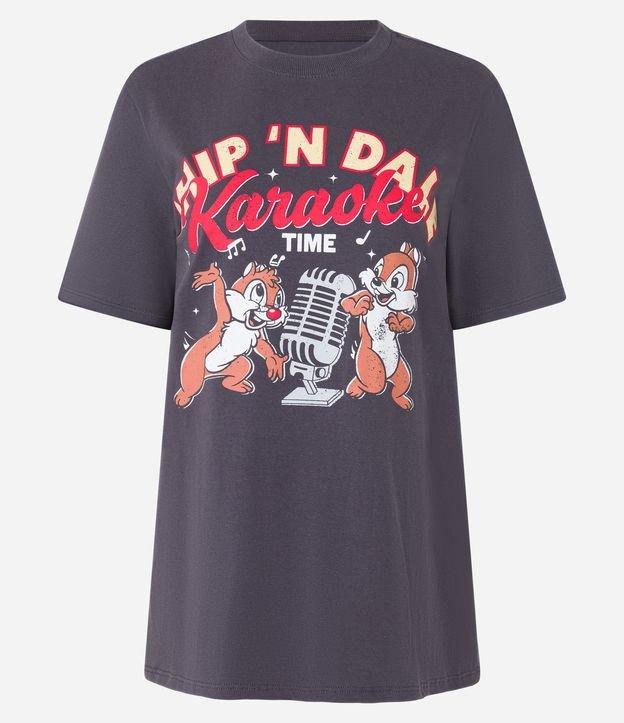 Camiseta T-shirt com Estampa Tico e Teco no Karaokê - 1
