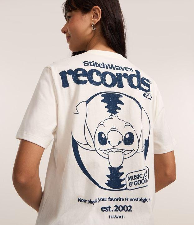 Camiseta T-Shirt em Algodão com Estampa Lilo & Stitich Records - 2