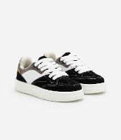 Tênis Infantil com Pespontos e Recortes Contrastantes - Tam 28 ao 34 - 1