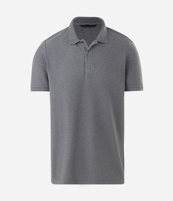 Camisa Polo Regular em Jacquard Texturizada