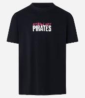 Camiseta Regular em Algodão com Estampa Lettering Straw Hat Pirates One Piece - 1