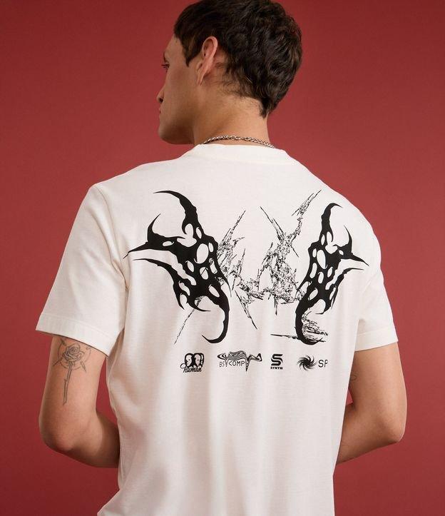 Camiseta Comfort em Algodão Com Estampa Tribal e Lettering Pure Chaos - 3