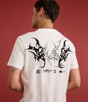 Camiseta Comfort em Algodão Com Estampa Tribal e Lettering Pure Chaos - 3