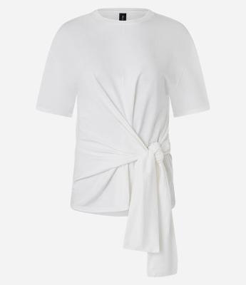 Blusa em Algodão com Amarração Frontal