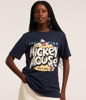 Camiseta Alongada em Algodão com Estampa Mickey Mouse - 2