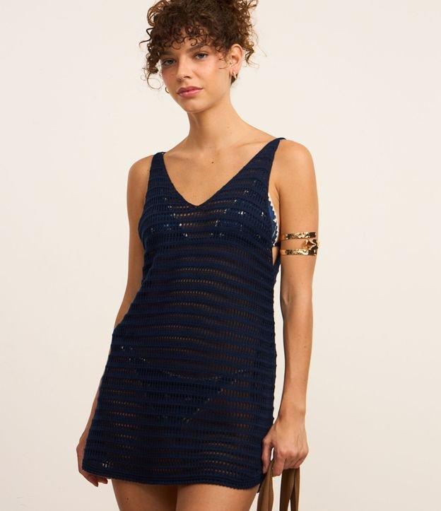 Saída de Praia Vestido em Crochê - 2