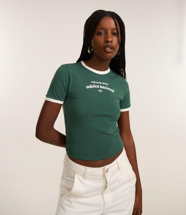 Camiseta New T-Shirt em Algodão com Estampa Clube Música Nacional - 2