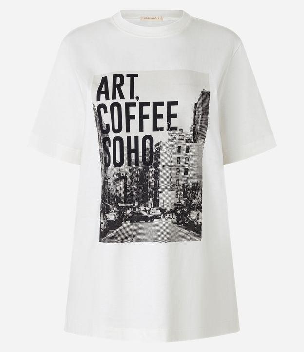Camiseta em Algodão com Estampa Art Coffee Soho - 1
