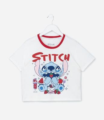 Blusa Infantil com Estampa do Stitch - Tam  5 a 14 Anos