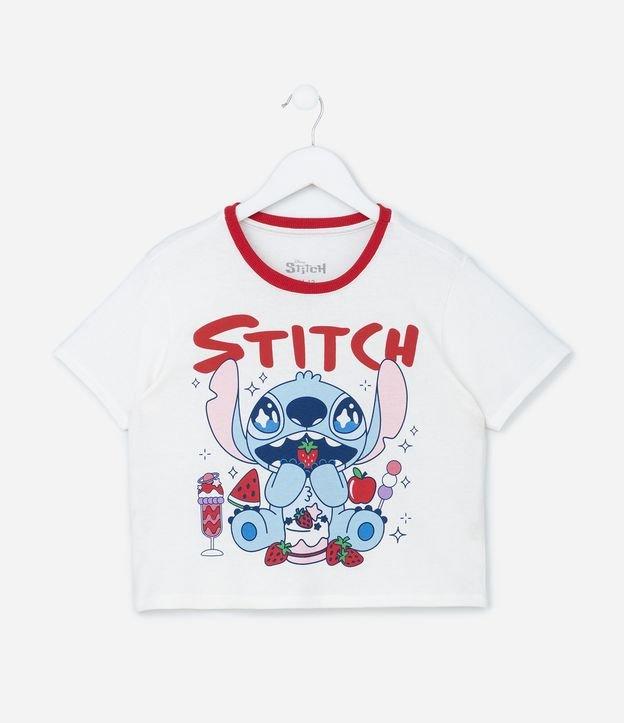 Blusa Infantil com Estampa do Stitch - Tam  5 a 14 Anos - 1