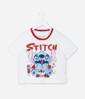 Blusa Infantil com Estampa do Stitch - Tam  5 a 14 Anos - 1