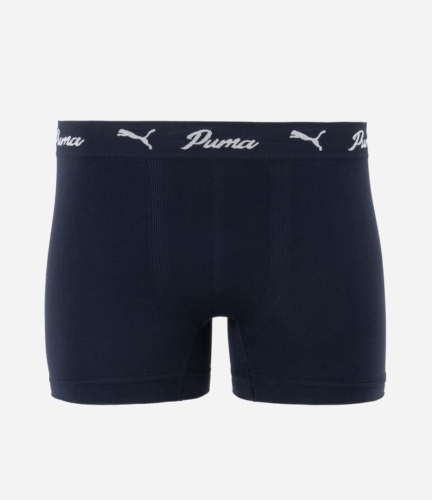 Cueca Boxer em Microfibra com Logo Retrô Puma - 1