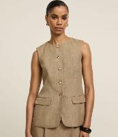 Short Saia Alfaiataria com Pregas Frontais - 1