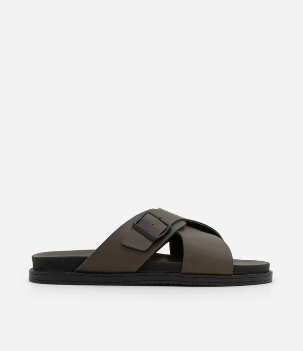 Sandália com Tiras Largas Cruzadas - 1