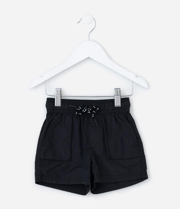 Bermuda Infantil em Microfibra com Bolsos - Tam 1 a 6 Anos - 1