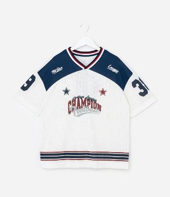 Camiseta Esportiva Infantil com Estampa Futebol Americano - Tam 5 a 14 Anos